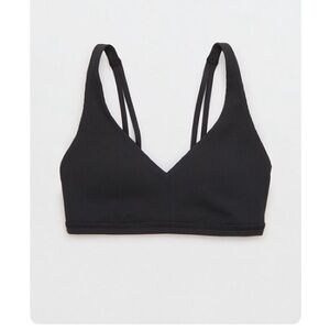 Aerie Offline Ribbed Plunge Sports Bra
